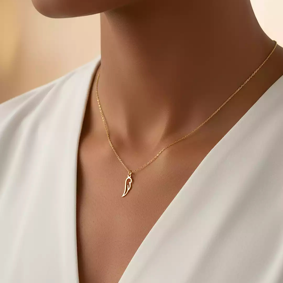 آویز طلا بال فرشته