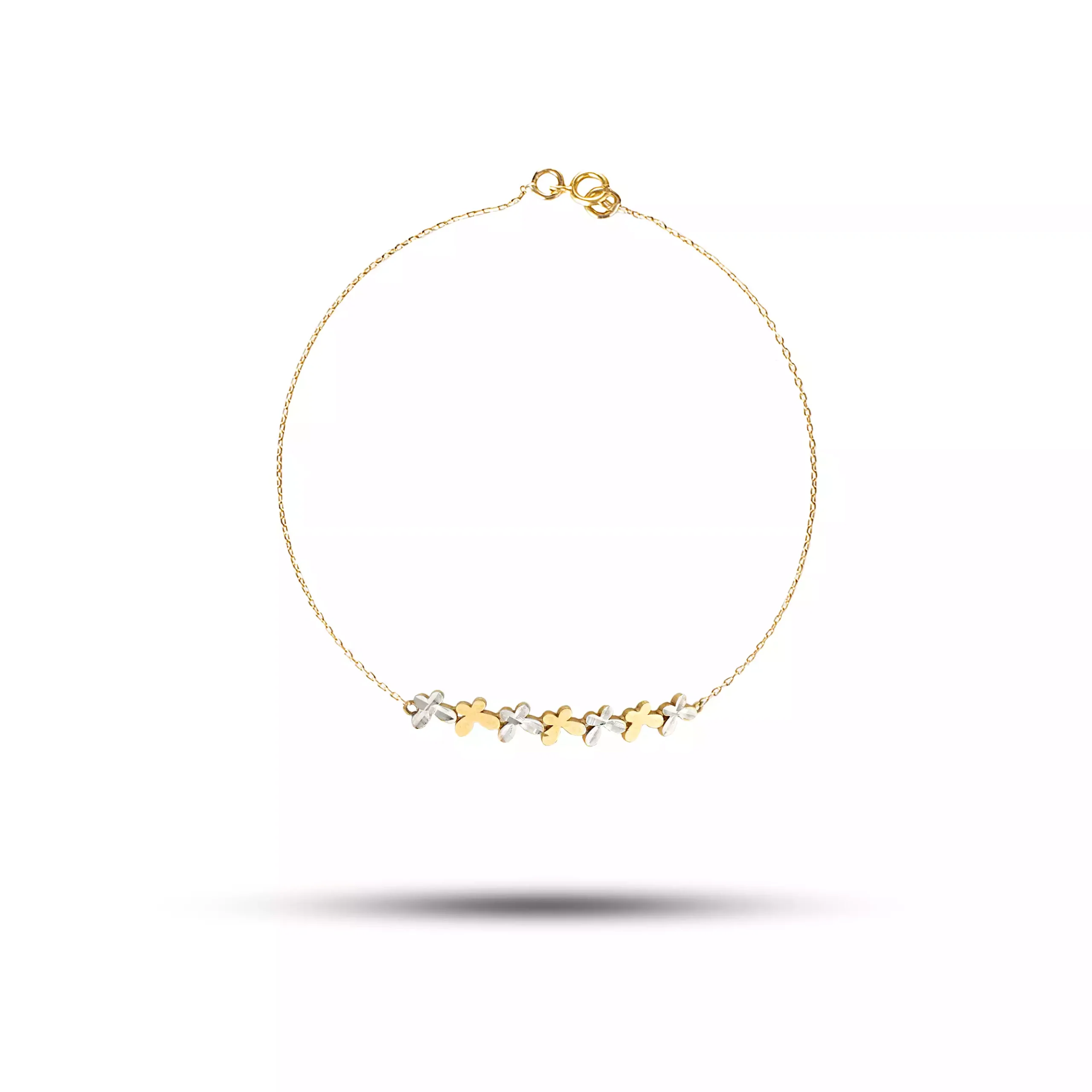 دستبند طلا پروانه