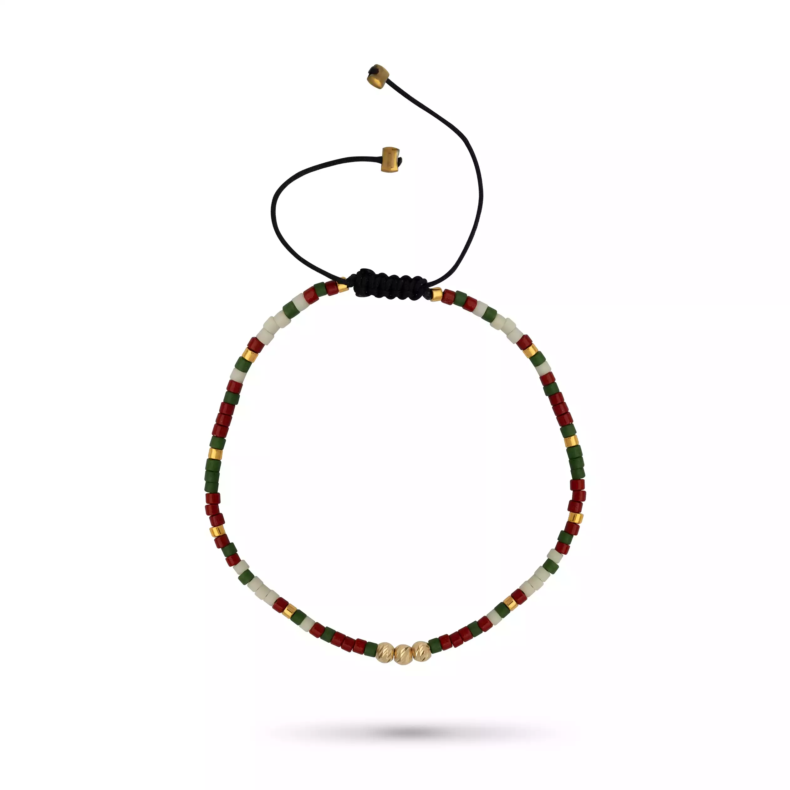 دستبند طلا بافت میوکی مولتی کالر