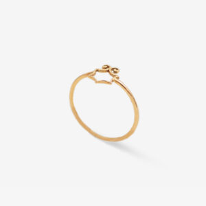 انگشتر طلای 18 عیار زنانه مدل انار