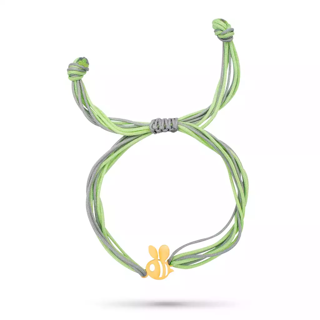 دستبند طلا بافت زنبور