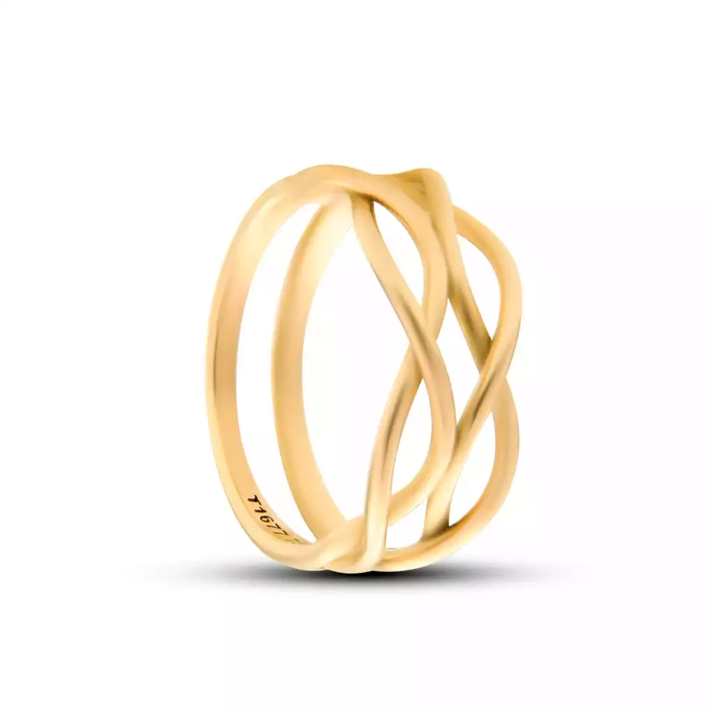 انگشتر طلا مارپیچ