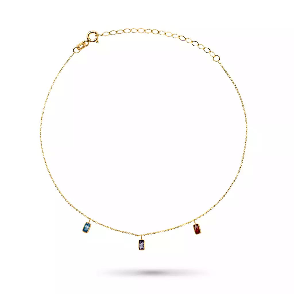 پابند طلا نگین باگت آنیل