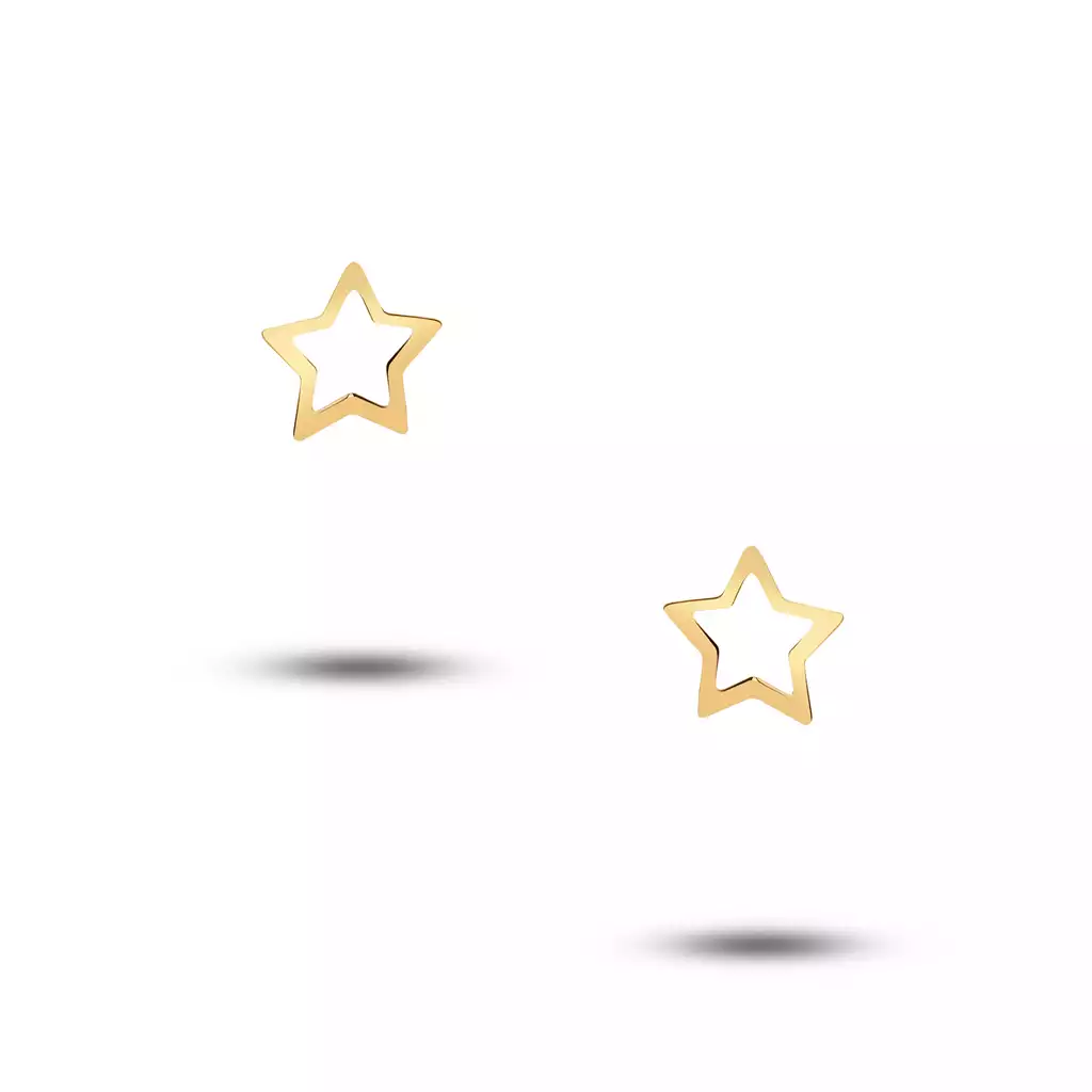 گوشواره طلا میخی ستاره زرین