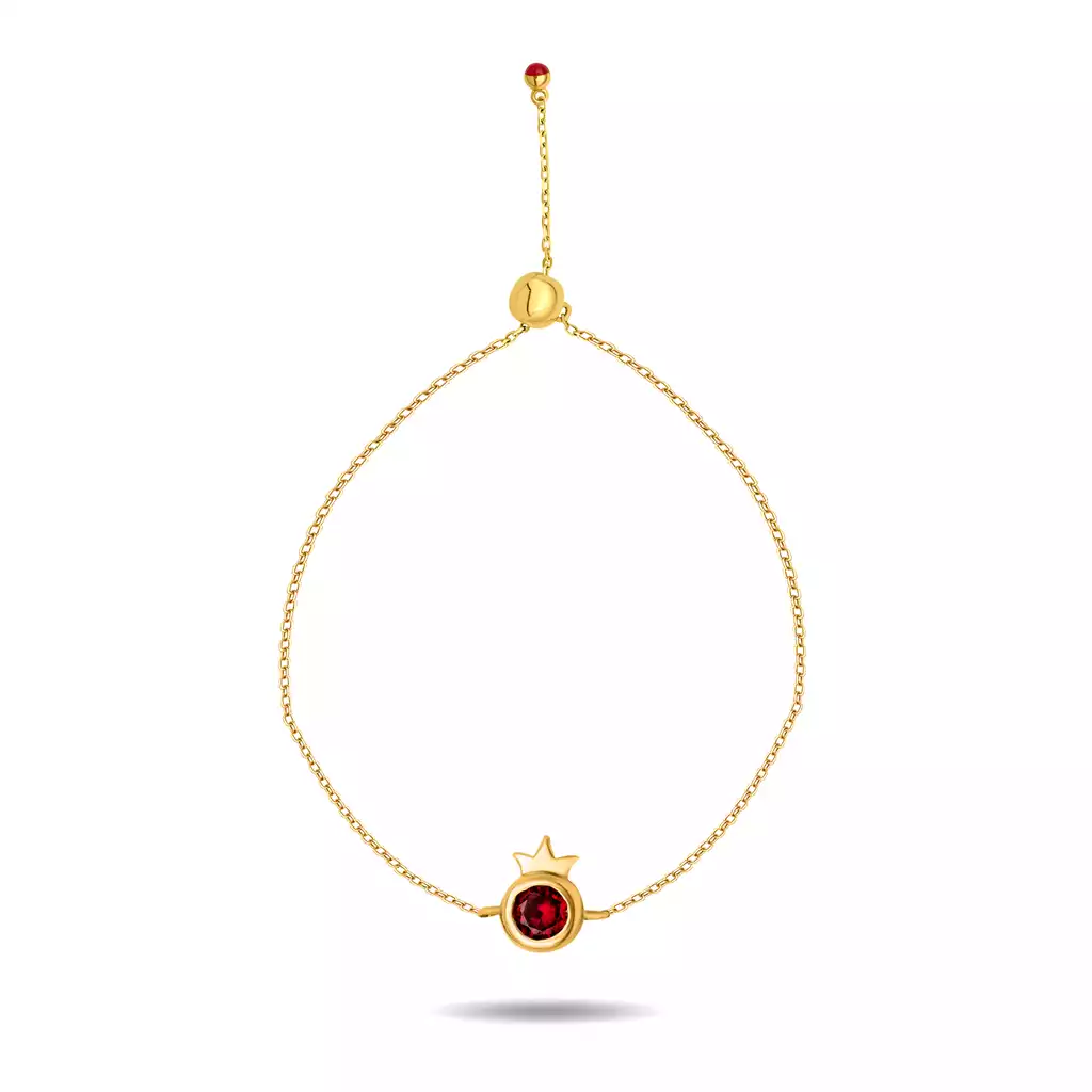 دستبند طلا آسانسوری انار یلدا