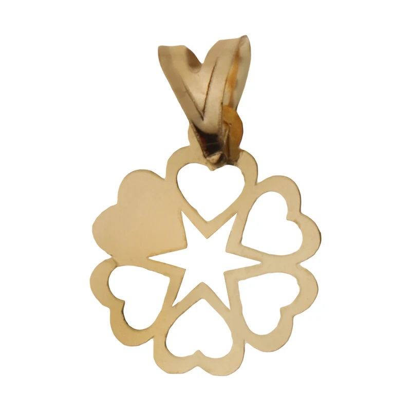 آویز گردنبند طلا 18 عیار زنانه مدل MM1492 طرح قلب