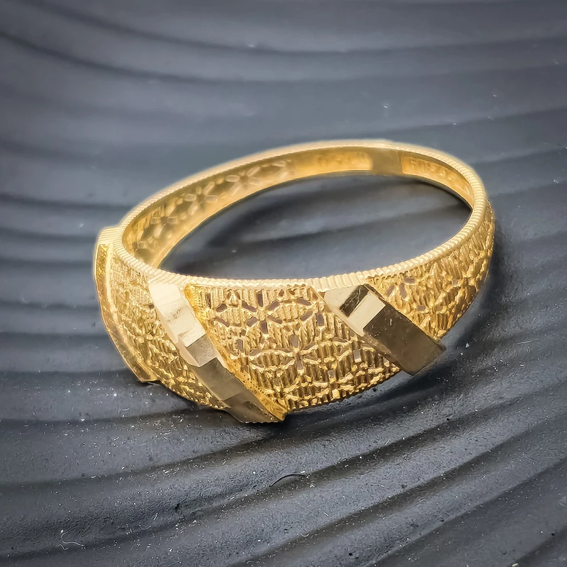 انگشتر بدون نگین طلا 18 عیار مدل ایوا DE24-5