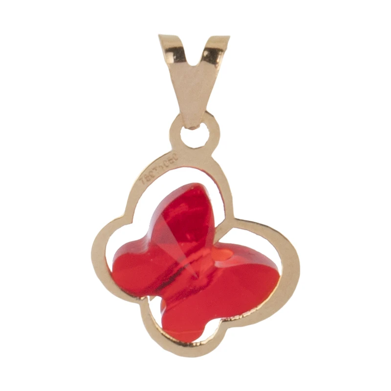 آویز گردنبند طلا 18 عیار زنانه مدل MM1034