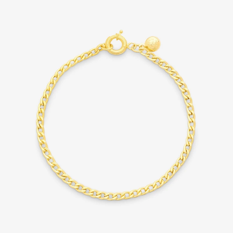 دستبند زنجیری طلا کم اجرت 18 عیار زنانه ناریا مدل کارتیه سوپر لوکس کد S15