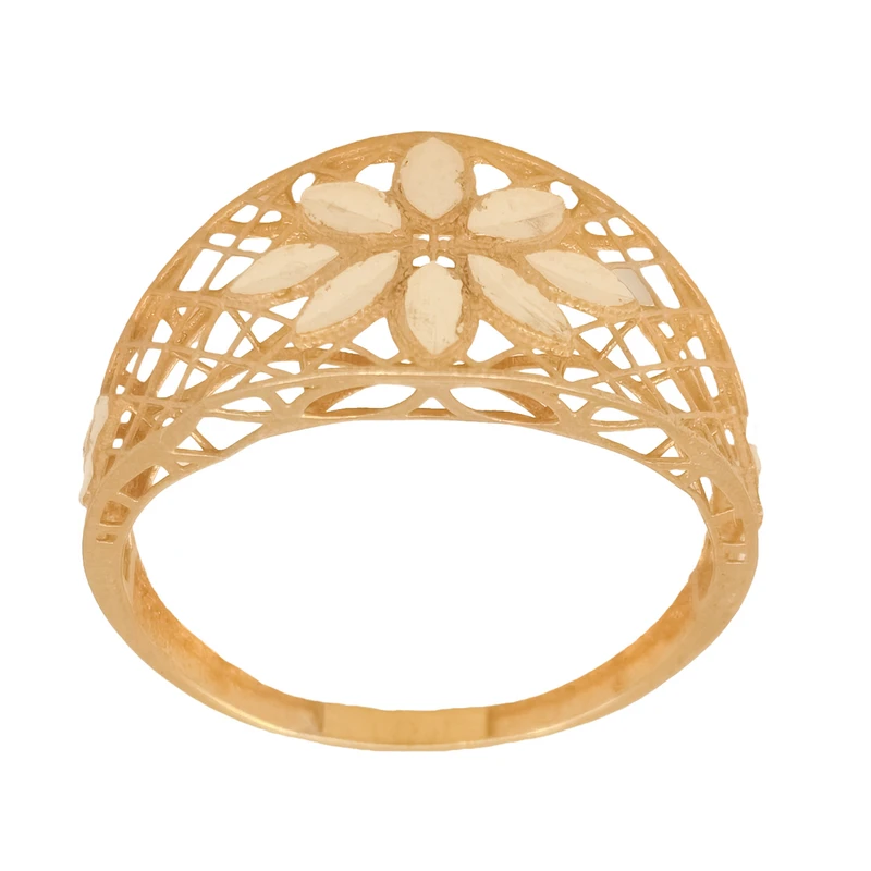 انگشتر بدون نگین طلا 18 عیار مدل آندرومدا BA-8P-9