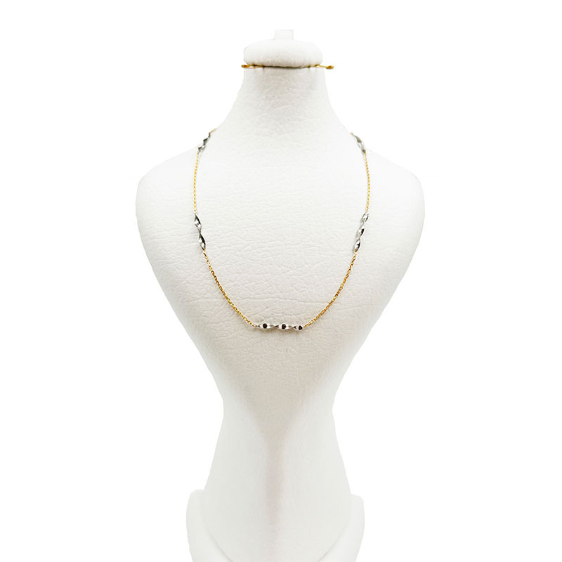 گردنبند طلا زنانه مدل آوید