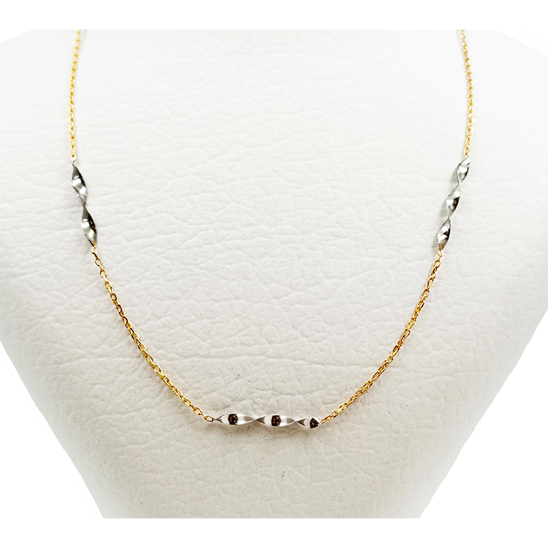 گردنبند طلا زنانه مدل آوید