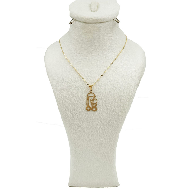 آویز طلا زنانه مدل مادر و کودک کد 2