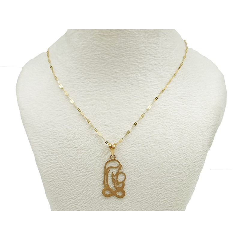 آویز طلا زنانه مدل مادر و کودک کد 2