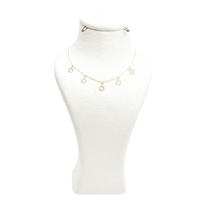 گردنبند طلا زنانه مدل آویز ونکلیف