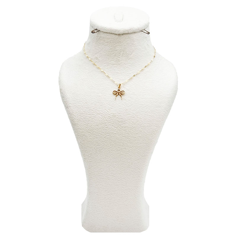 آویز طلا زنانه مدل پاپیون