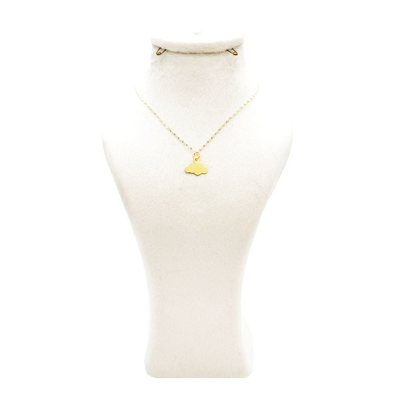 آویز طلا زنانه مدل ابر مینیمال